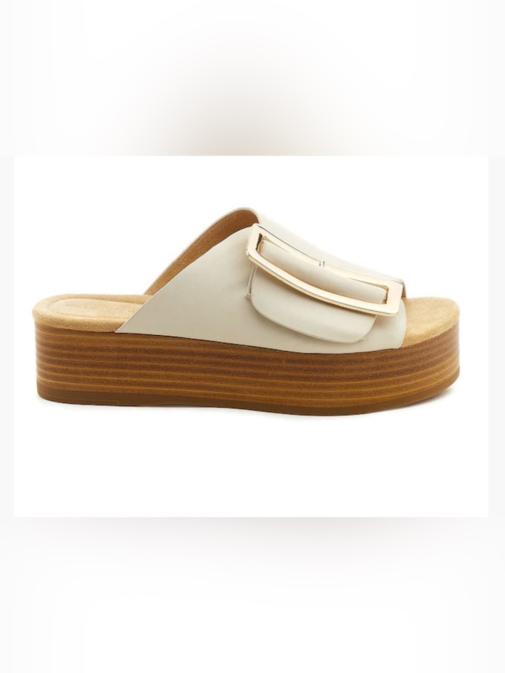 Kelsi Dagger Brooklyn Dover Platform Sandals in Shell Nappa